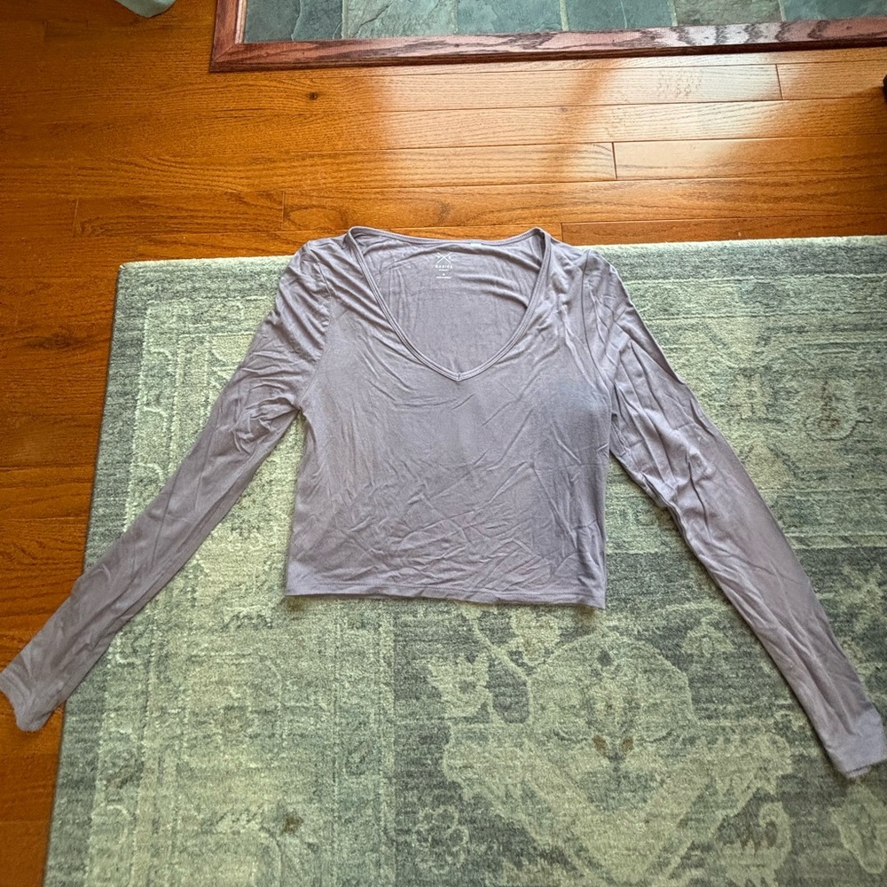 PacSun Lavender Long Sleeve Top